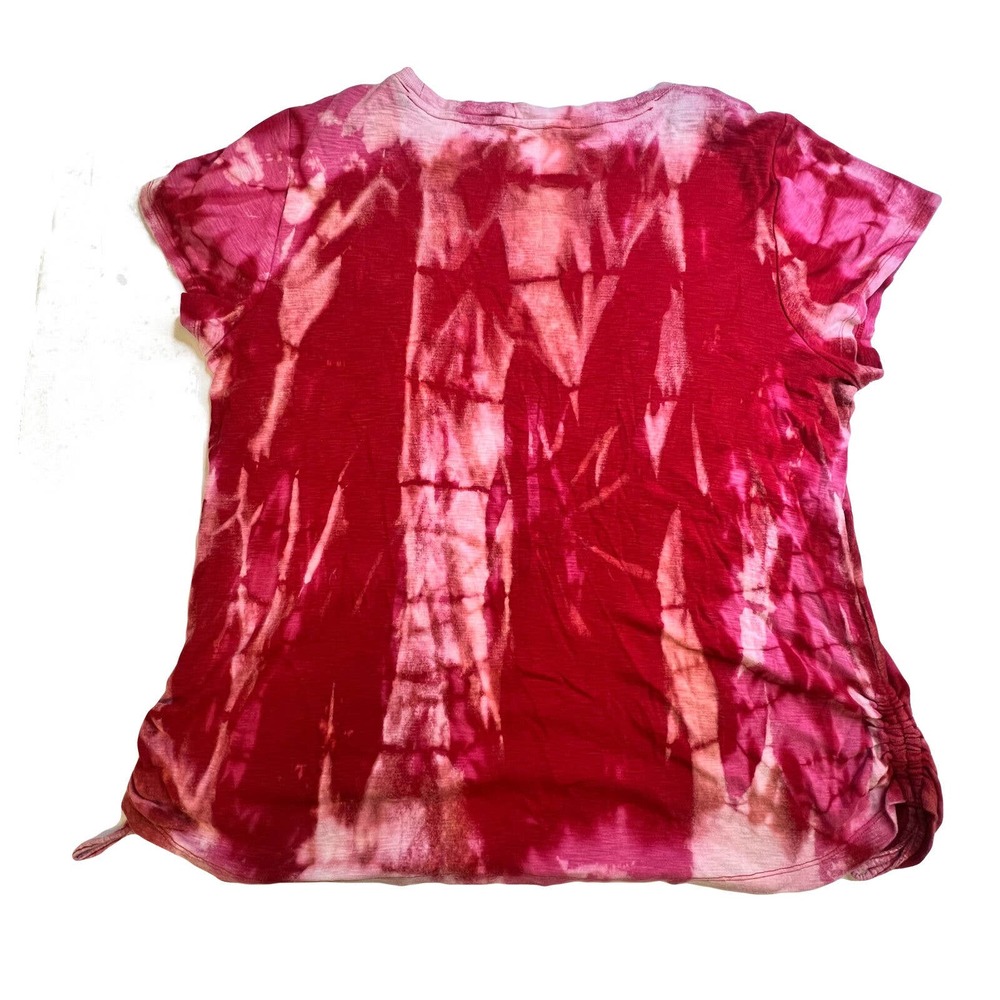 Tie Dye Adjustable Drawstring Blouse - image 2